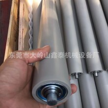 无动力PVC套胶滚筒  无动力套胶滚筒  滚筒套胶 套胶滚筒