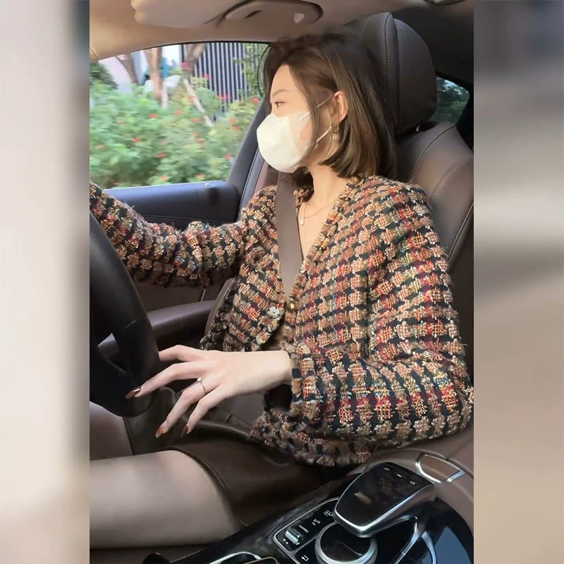 0793 Пальто в стиле Chanel, женское осеннее 2022, новый французский светский супер красивый элегантный уникальный шикарный топ