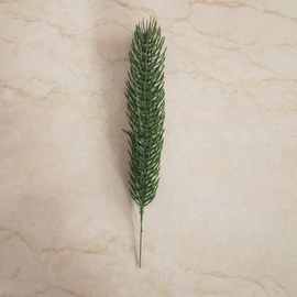 仿真植物23厘米单叉圣诞松枝 圣诞树花环材料diy礼盒花装饰松树枝