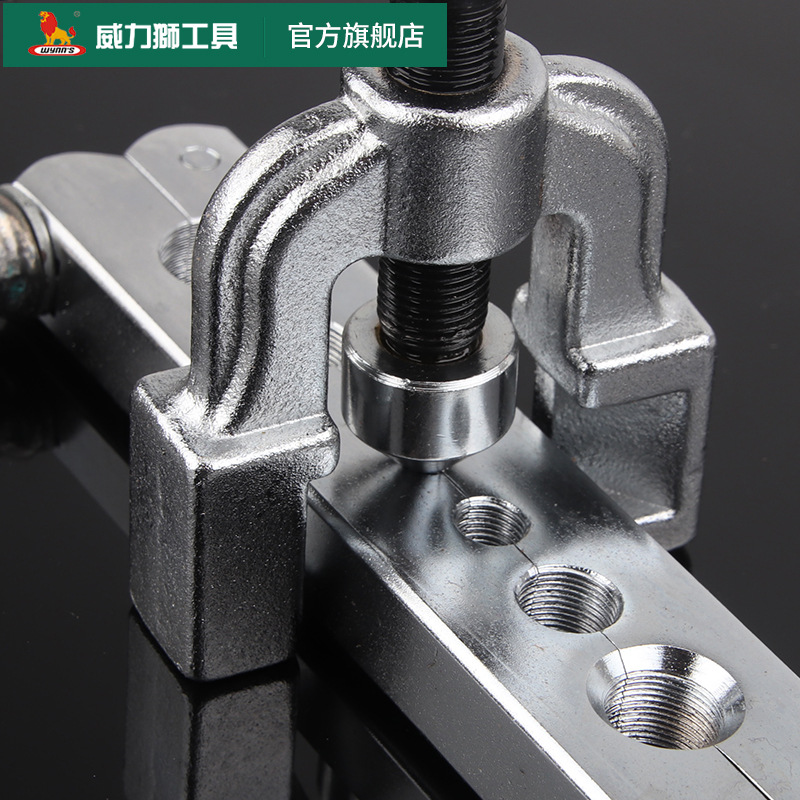 Weilishi tubo de cobre expansor traje excéntrico escariador aire acondicionado refrigerador refrigeración reparación herramienta Métrica escariador image 5