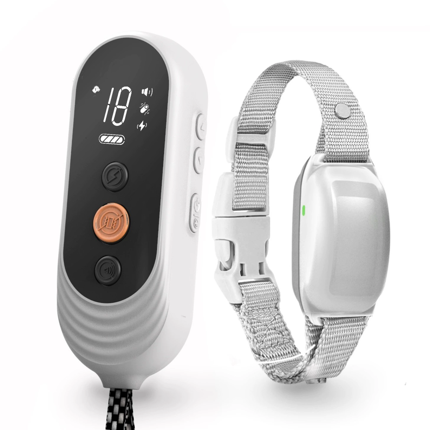 Пульт дистанционного управления электрическим током ошейник дрессировщик лай Стоп дрессировщик ручной автономная зарядка Водонепроницаемый Amazon New