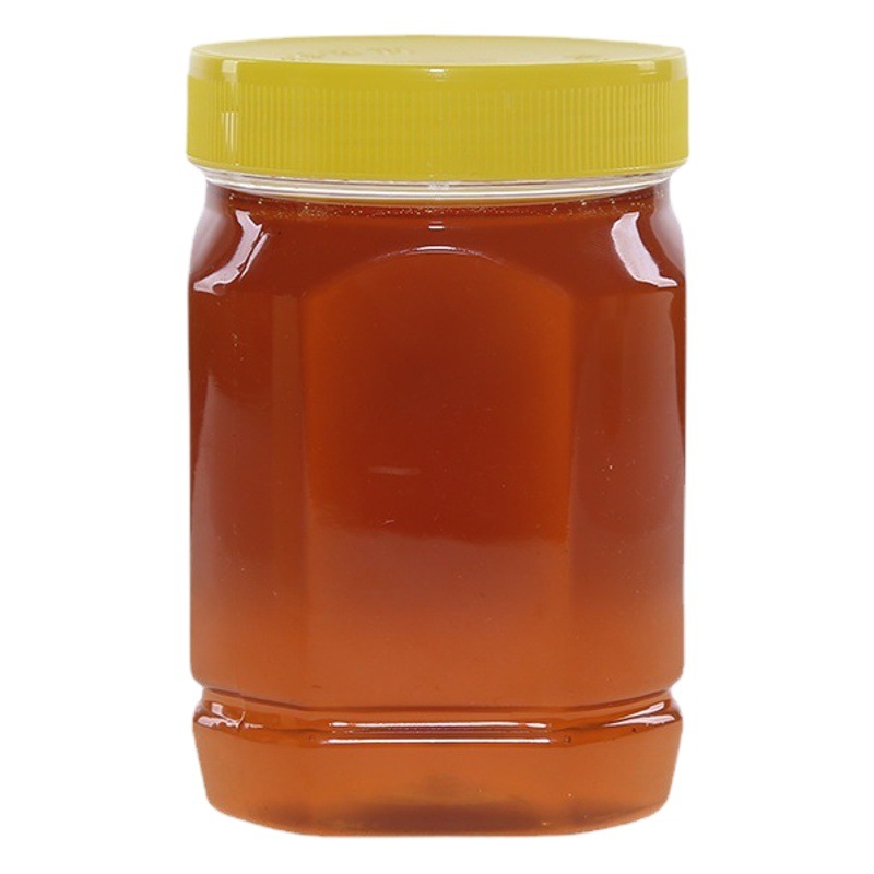 Shunqian engrosada botella de miel 500g marca nueva botella de mascota 360ml botella de plástico transparente tarro de mermelada seca