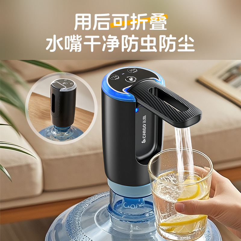 Bomba de agua de barril de Zhigao, agua pura de primavera mineral, agua eléctrica, agua de descarga de agua de presión, bombeo de doble succión