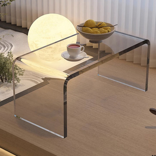 Acrylic Small Coffee Table, Desk, Tea Table, Bay Window Small Table, Side Table, Bed Table, Transparent Tatami Tea Table, Bay Window Table
