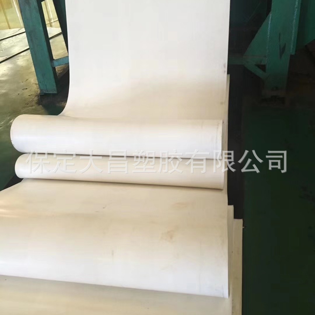 厂家供应日日昌牌带宽300-3200MM耐油高质环保白色橡胶食品输送带