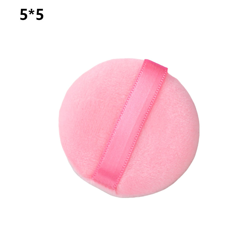 Crystal ultra suave redondo pequeño fabricante de polvo al por mayor polvo algodón maquillaje herramientas de maquillaje secas y húmedas polvo de doble uso