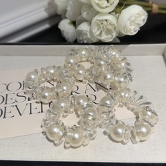 珠珠電話線發圈網紅2023新款飾品彈力耐用百搭發手工