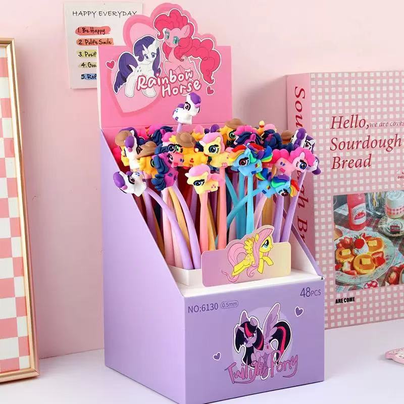 Bolígrafo de gel de goma suave de dibujos animados, bolígrafo creativo lindo de alto valor, bolígrafo publicitario, material de oficina fácil de usar para estudiantes, pequeños premios