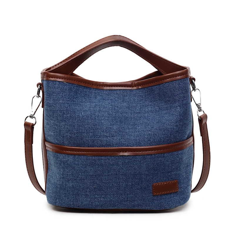 Bolso de mano transfronterizo popular bolso de cubo de agua mujer otoño / invierno 2025 nuevo estilo versátil bolso de hombro retro bolso coreano