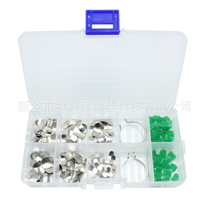 Dental 100-piece watercress forming piece 40 green triangle suit forming piece gap wedge tooth wedge