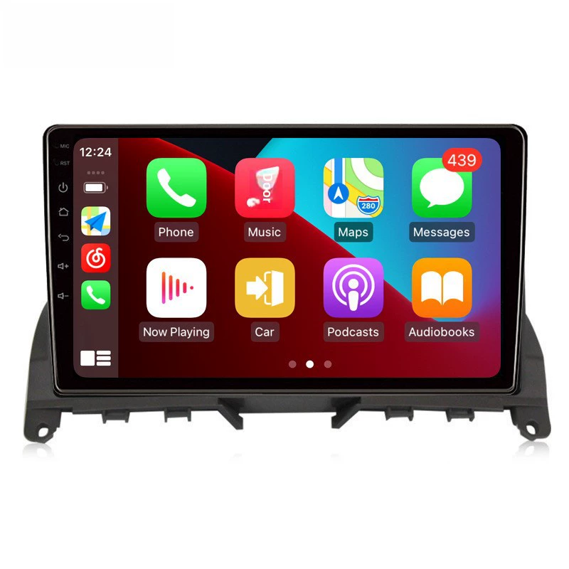 Подходит для Mercedes-Benz C200 C200 C180 C260 Android большой экран навигация Bluetooth беспроводной CarPlay