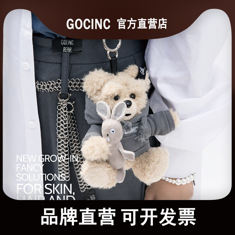gocinc denim bear power bank 10000 mA fast charge super cute cartoon cute cute pet small mobile power supply