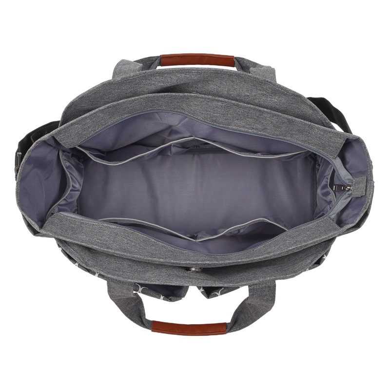 New Portable Shoulder Mommy Bag with Printed Geometric Pacifier Bag Mother and Baby Travel Outdoor Mommy Bag