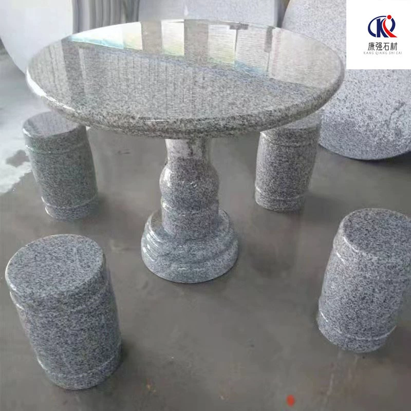 Каменный стол каменный табурет Вилла парк отдыха стол стул мраморный натуральный гранит китайский круглый стол на открытом воздухе каменный стул группа