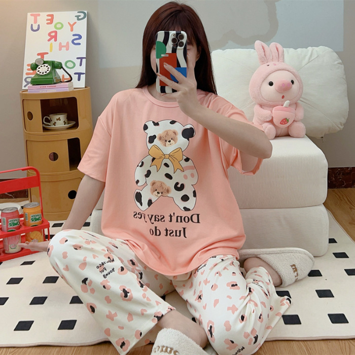 Pijamas nuevos pajamas de verano para mujeres pijamas cortos y largos Mickey ropa para el hogar comercio exterior transfronterizo sudeste asiático