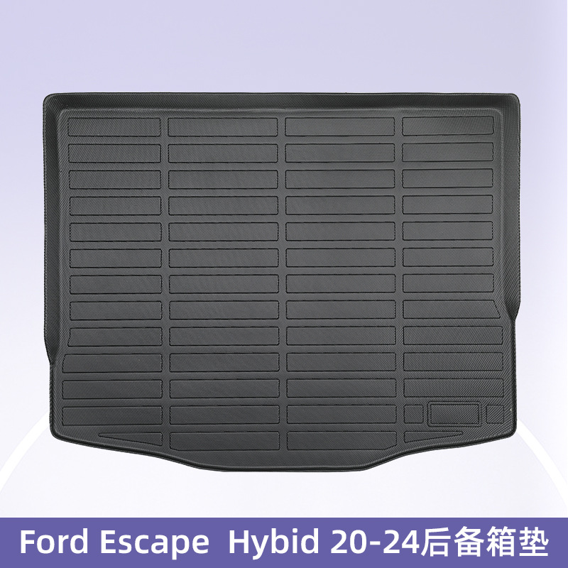 Es adecuado para Ford Escape 2020 - 2024 Hybrid 3D TPE para todo el tiempo Cojín de colateral