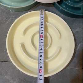 宠物慢食碗外贸尾单库存陶瓷狗盆加厚防打翻平底防滑猫咪碗狗狗碗