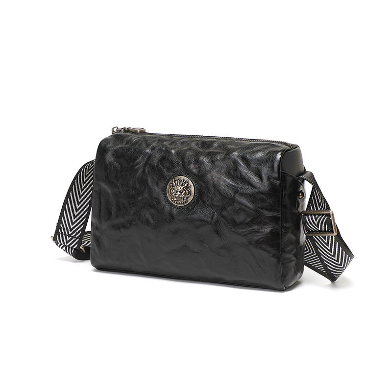 Trend one-shoulder bag, genuine leather