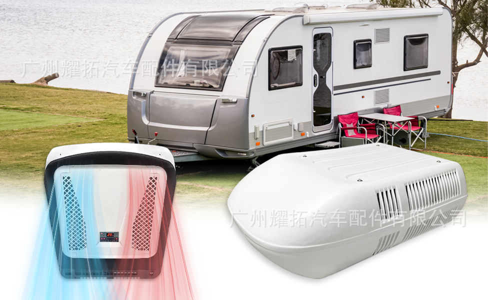 Source factory new high-end RV air conditioner 110V220V electric intelligent temperature control camping car dining car