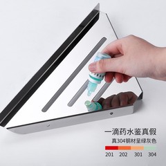 304 stainless steel shelf holder bathroom toilet corner shelf hanging storage rack corner shelf