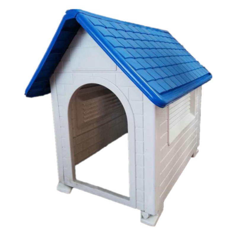 En stock al por mayor extraíble mediano y grande perro mascota casa al aire libre impermeable plástico perro casa
