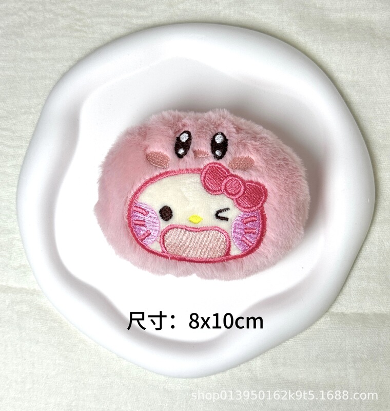 三丽鸥kt玩偶卡通挂件毛绒DIY配件猫咪饰品可爱日系挂件胸针辅料|undefined