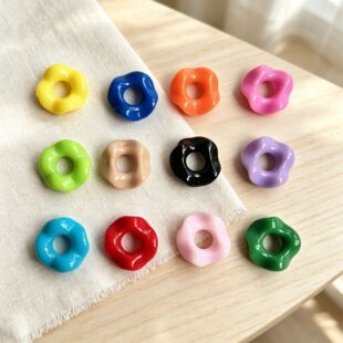 13mm��������ɫ����Ȧ����DIY�Ʒ��� �׃��@�ֹ����˼y���Ӳ���