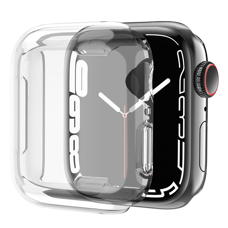 Suitable For Apple Watch9 Protective Case Iwatch987 Generation All-inclusive T P U Watch Case Film Integrated Protective Case Ultra-thin