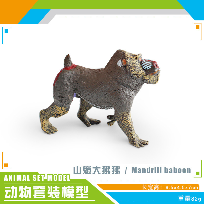 Transfronterizo de los niños de simulación cognitiva bosque animal asiático oso negro perro oso creciente oso negro modelo decorativo decoración de escritorio