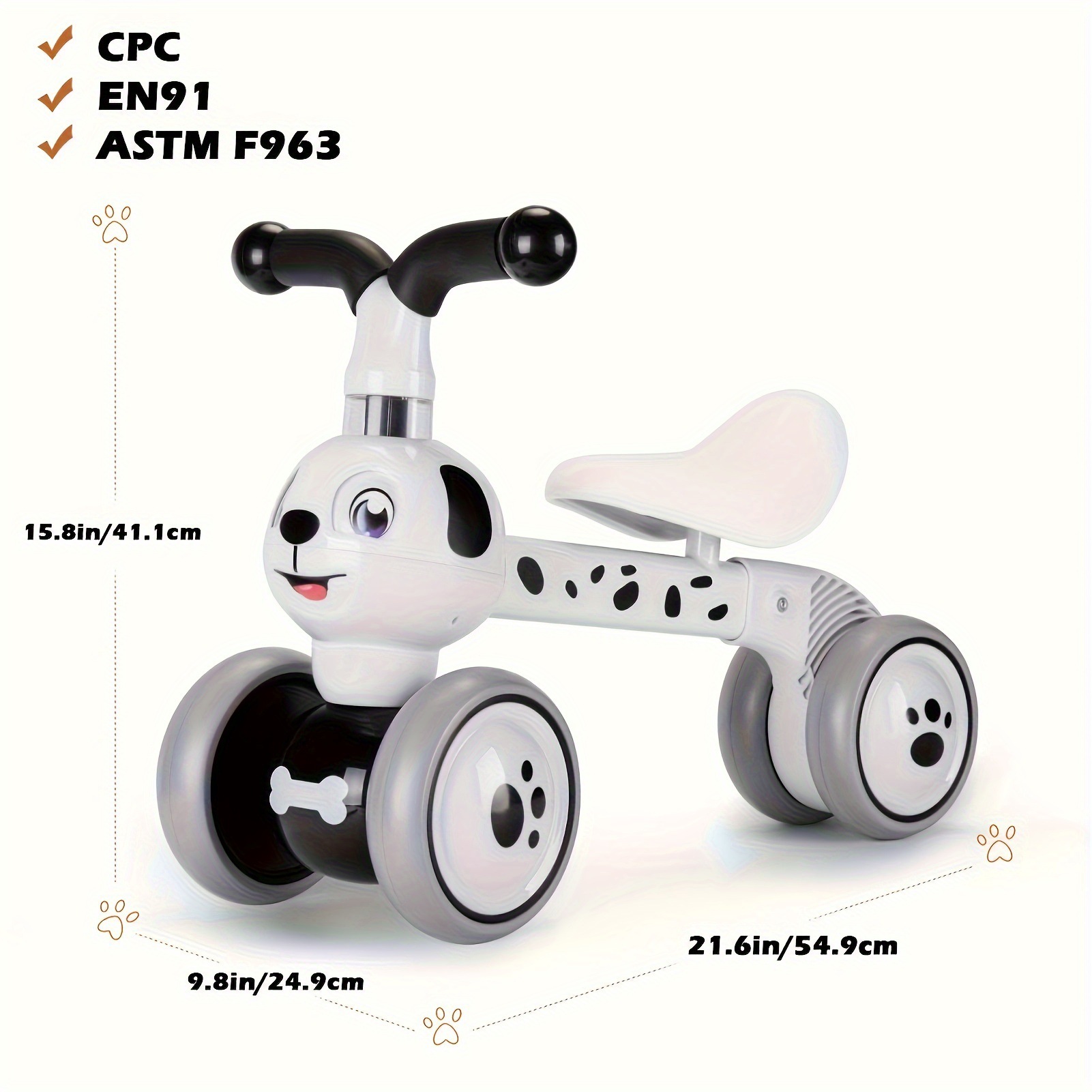 Stylish Youngsters' Balance Bike Durable Carbon Steel Transfronterizo