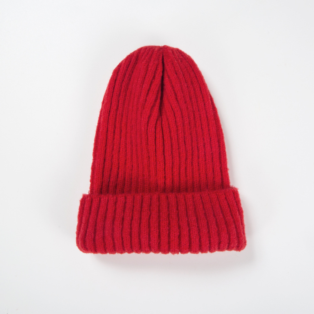 38g Weight Housewarming, Anniversary, Business, Wedding, Outdoor, Travel, Birthday, Festival, Sports, Shopping Occasion Solid Color Pattern Unisex Gender Korean Style Style Khaki, Grey, Beige, Pink, Purple, Red, Green, Blue, Wine Red, Camel, Yellow, Black Color One Size Size Korean Knitted Hat Autumn And Winter Warmth Fashion Striped Woolen Hat Solid Color Flanging Hedging Cold Hat 15