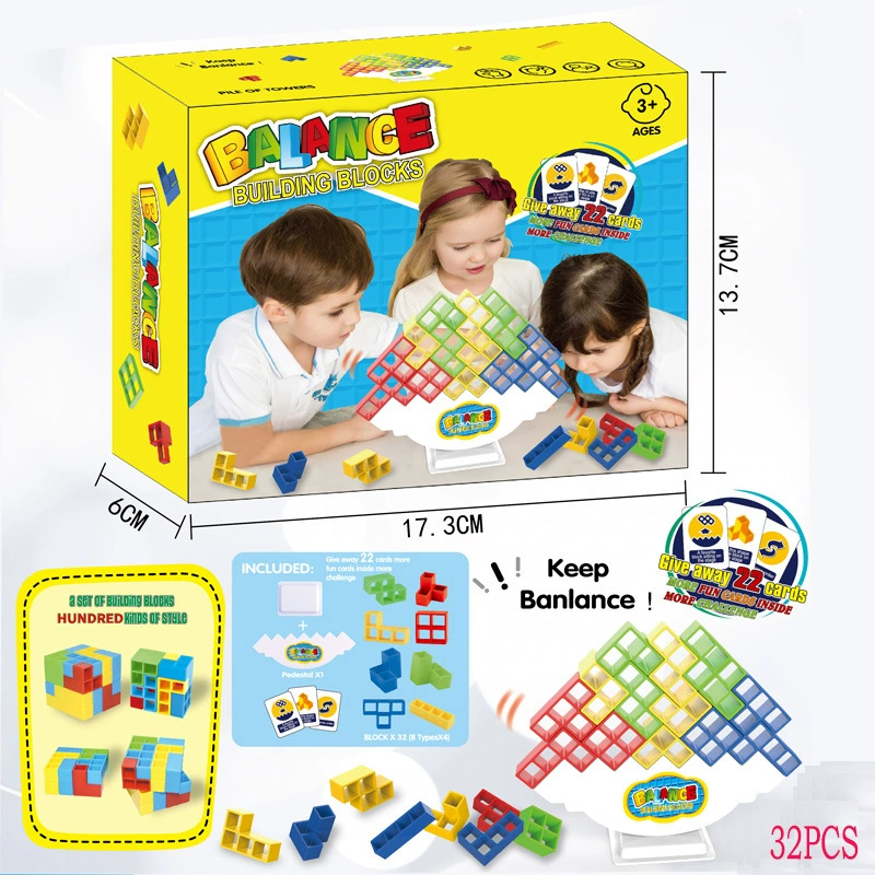 Игрушка, конструктор, тетрис, башня, Дженга, настольная игра, английский, учит баланс