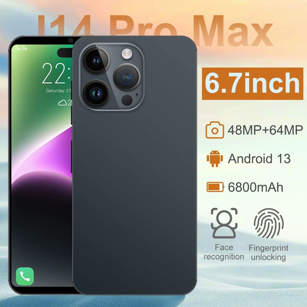 Умные часы, мобильный телефон, (перекрестная торговля), intel core i14, 14 pro max, 6,7 дюйма, 2G, 16G, Android