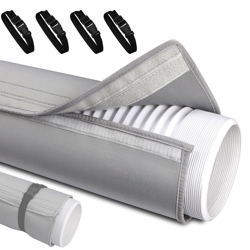 Air Conditioning Hose Protective Cover, Dustproof and Heat-Insulating, Suitable for 5inch to 5.9inch Ac Exhaust Hoses Air Conditioning Hose Protective Cover, Dustproof and Heat-Insulating, Suitable for 5inch to 5.9inch Ac Exhaust Hoses