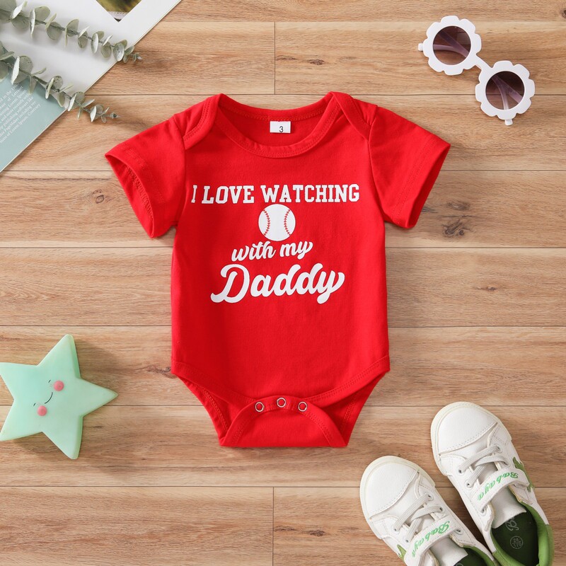 Foreign Trade New Baby Clothes Cotton Bag Fart Clothes World Cup Football Triangle Summer Short-sleeved Climbing Clothes