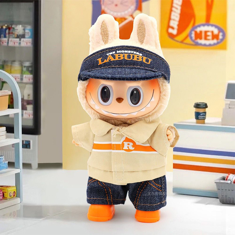 labubu娃衣拉布布娃衣三代衣服套装labubu一代搪胶毛绒天使娃衣服|undefined