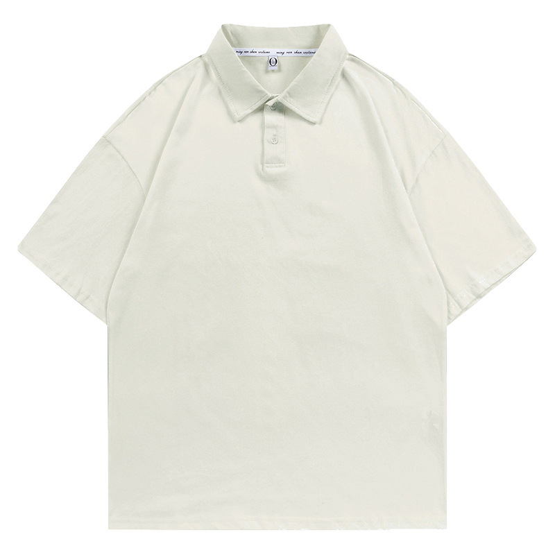 7A antibacteriano cuatro cierre Solona marca de moda con solapa de manga corta polo ropa de trabajo camisa cultural ropa personalizada