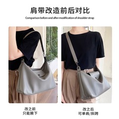 Craftsmanship Workshop Dragon Ride hobo bag shoulder strap extender with added underarm chain, crossbody and adjustable single-shoulder strap