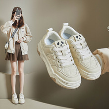 2024春季街拍百搭小白鞋新款韩版ins女学生增高运动板鞋休闲女鞋