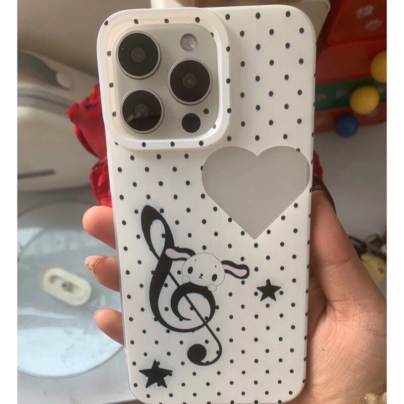 Love note Apple 16/15/14/13promax phone case 12/11 soft xr/xs transparent 8plus frosted
