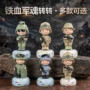 景德镇军人意义手办摆件