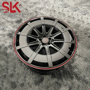 Suitable for Mercedes-Benz Babos carbon fiber hub cover 21 inch 22 inch 23 inch 24 inch real carbon foreign trade cross-border supply