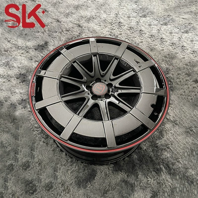 Suitable for Mercedes-Benz Babos carbon fiber hub cover 21 inch 22 inch 23 inch 24 inch real carbon foreign trade cross-border supply (Hub cover)