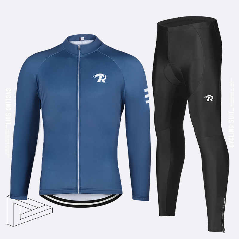 Primavera, otoño y verano delgada ropa de ciclismo de equipo de ciclismo pantalones de ciclismo de carretera secado rápido pantalones de mangas largas