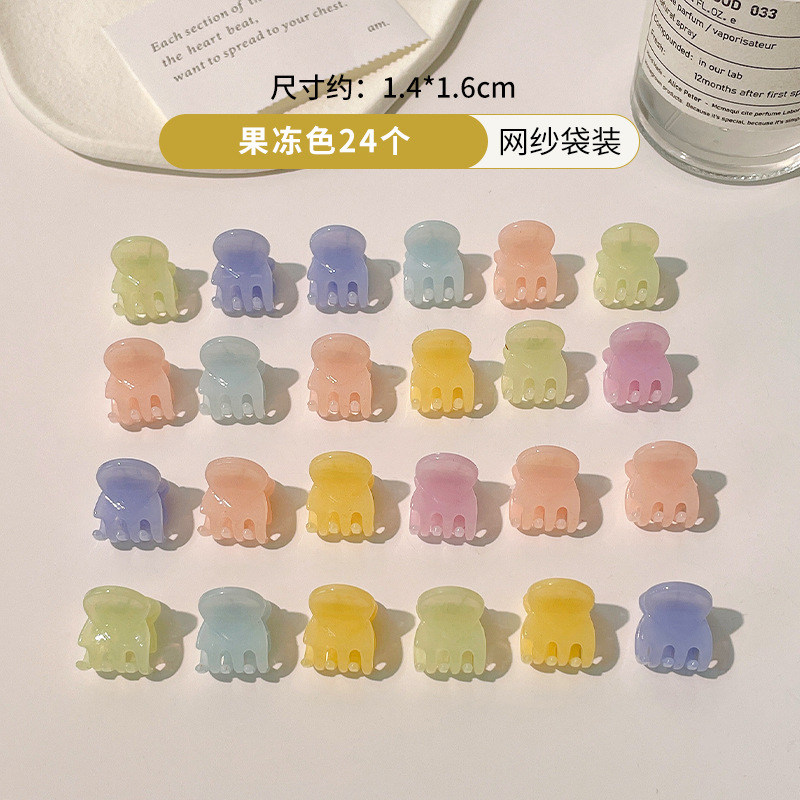 Cabeza de princesa negra pequeña clip de agarre de la frente de la mujer clip de cabello pequeño clip de cabello clip de cabello tocado