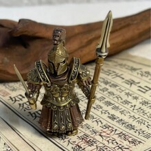 斯巴达摆件国风装饰品金属人仔大玩家可拆卸手办工位解压摆设