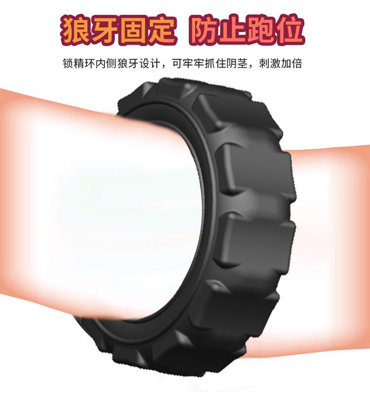 Liquid Silicone Locking Ring with Wheel-Type Precision Adjustment for Delay — detail image 6
