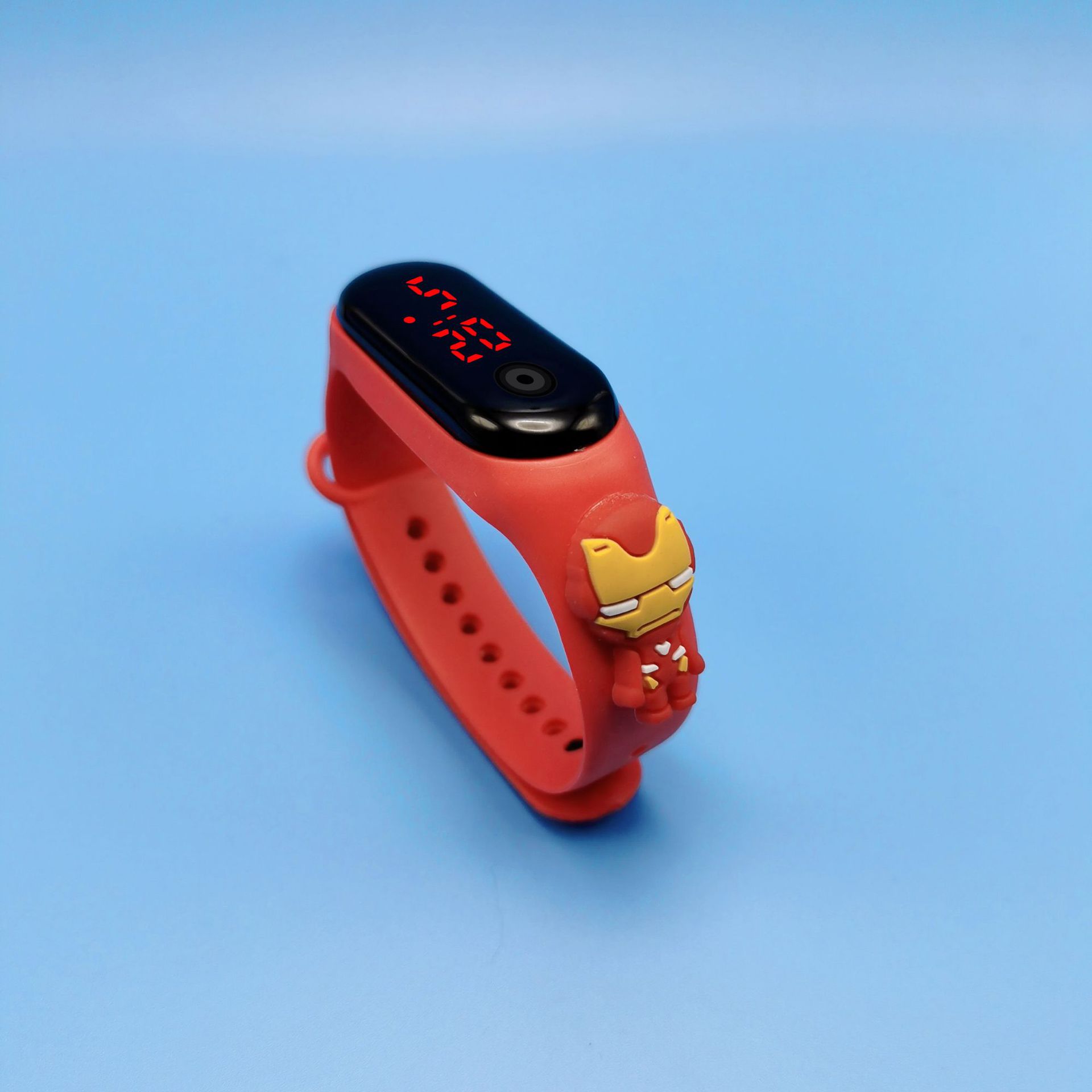 En stock al por mayor M3 reloj de muñeca de luz roja led reloj electrónico creativo estudiante plástico pulsera de dibujos animados niños reloj deportivo