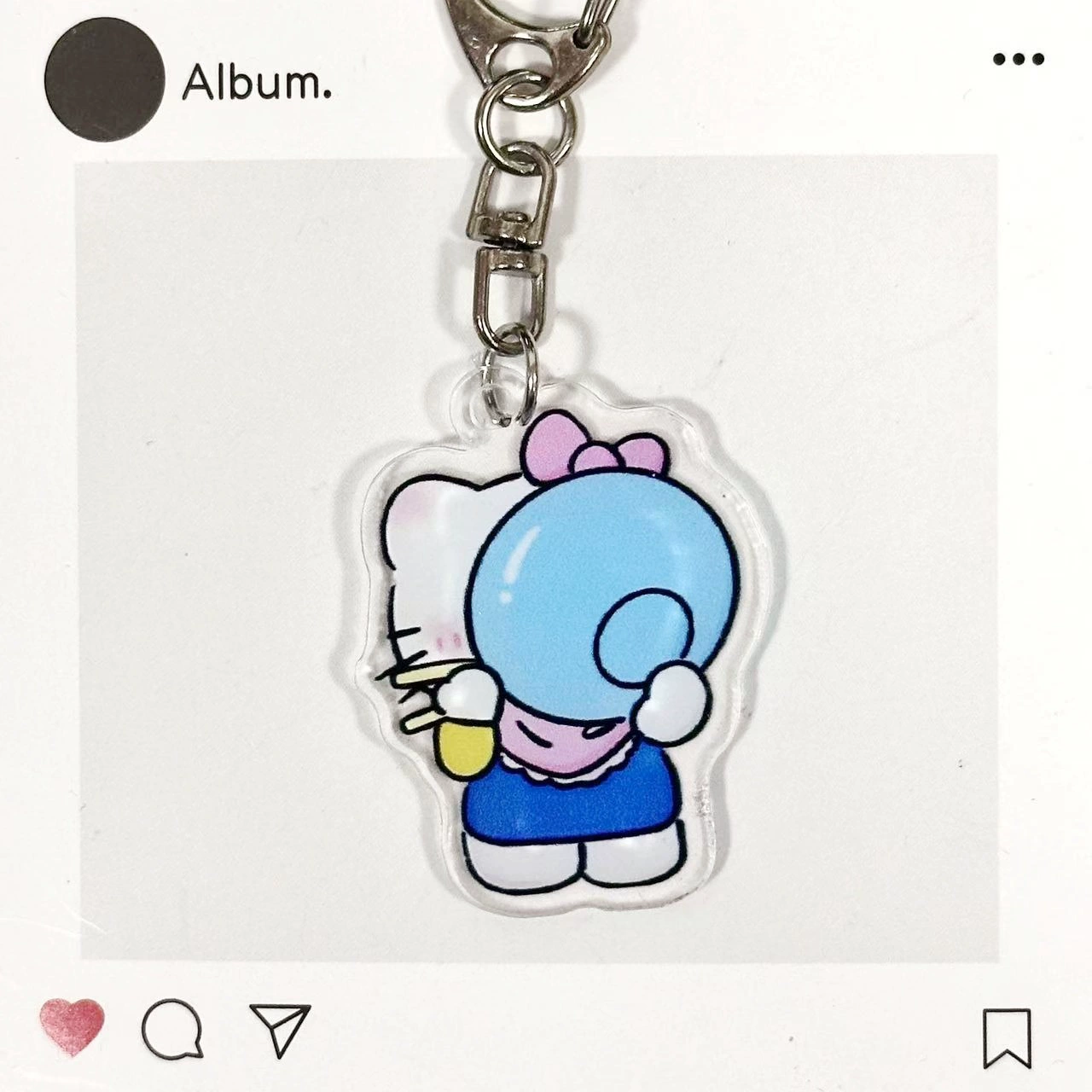Китти Hello Kitty, мультяшный акриловый брелок, подвеска, милая деталь, подарок на день рождения