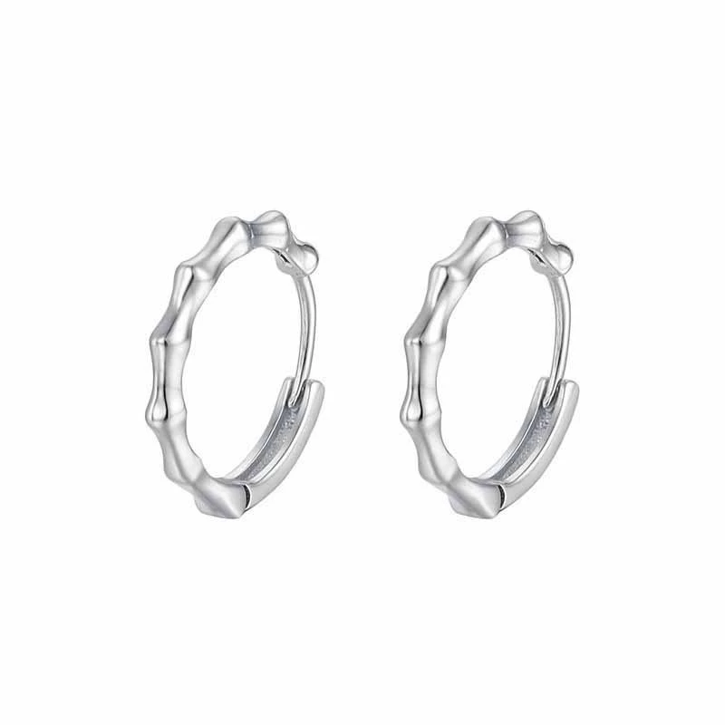有进 Bamboo small earrings for beloved, simple and elegant design